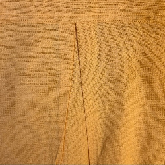 NEW NorthStyle Tunic Top 2X Goldenrod Button Front Blouse Cotton Rayon Boxy Fit - Picture 8 of 10